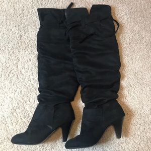 High knee boots